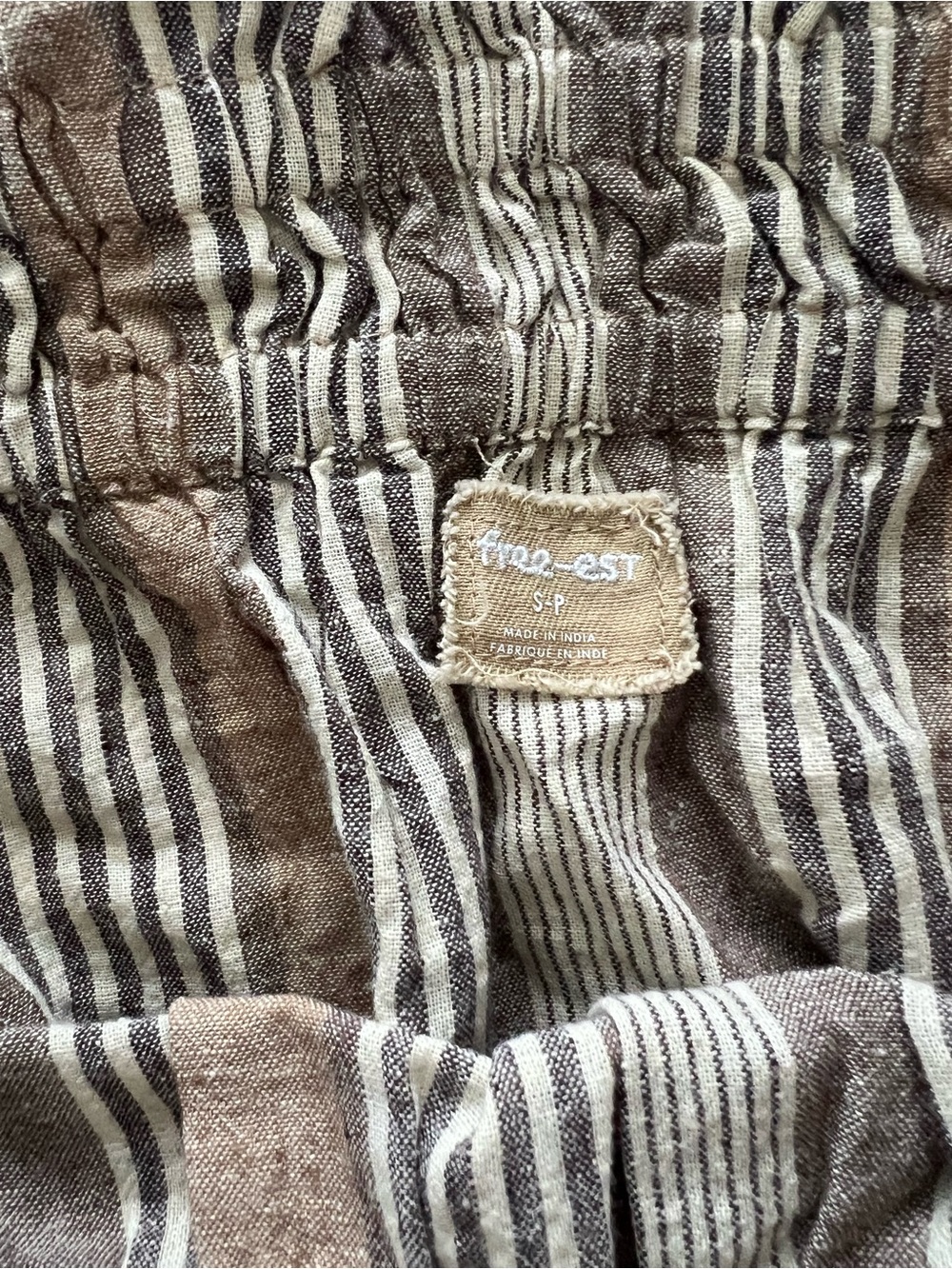 Free People Brown Striped Two Piece Set - Picture 7 of 9